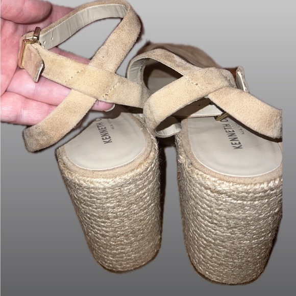 Kenneth Cole Womens Pheonix Buff Suede Espadrilles - Picture 8 of 12
